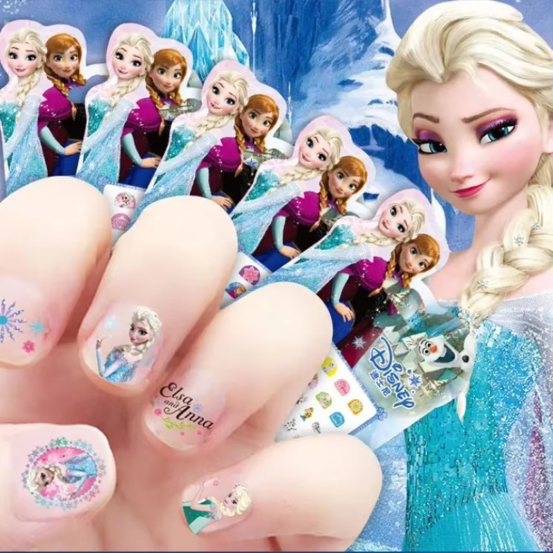 Elsa Gadget - アナと雪の女王 エルサ アナ メイクアップ ネイルステッカー おもちゃ