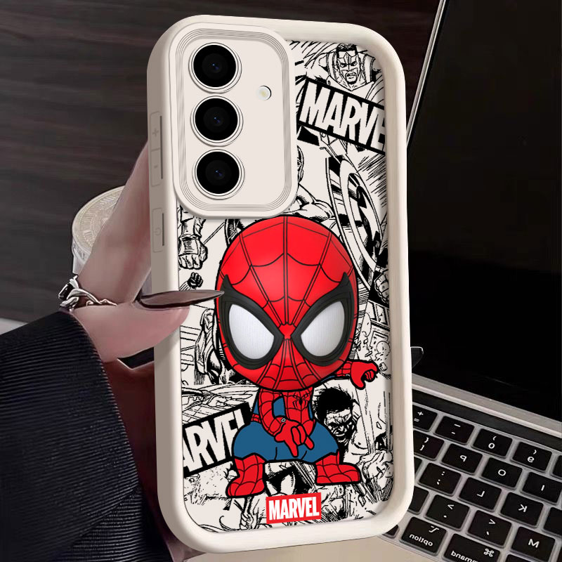 Samsung Galaxy S25 - マーベル スパイダーマン キュートなスマホケース Samsung Galaxy S26