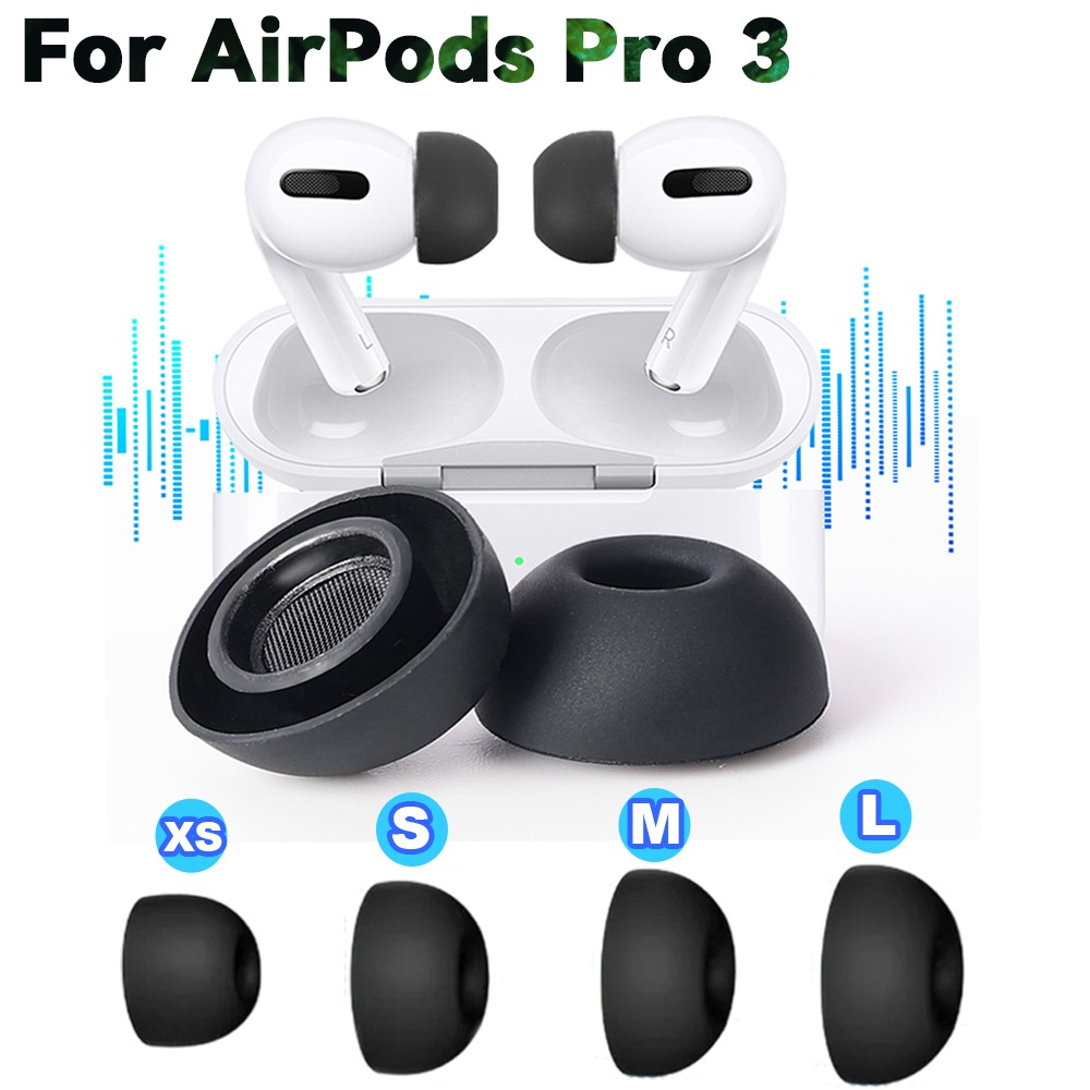 Portable Wifi Hotspot - シリコンイヤーチップ イヤープラグ ノイズリダクションホール付き AirPods Pro 3