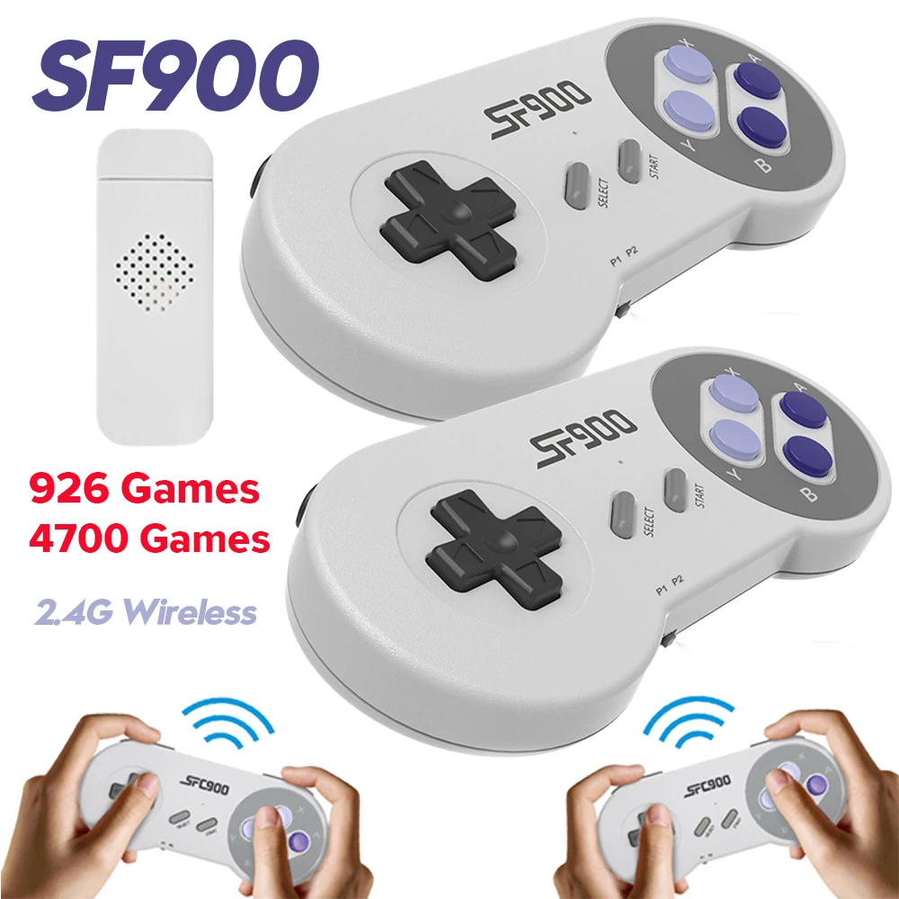 Retro Game Controller Usb - SF900 レトロビデオゲームコンソール HD ゲームスティック 4700/926 ゲーム付き