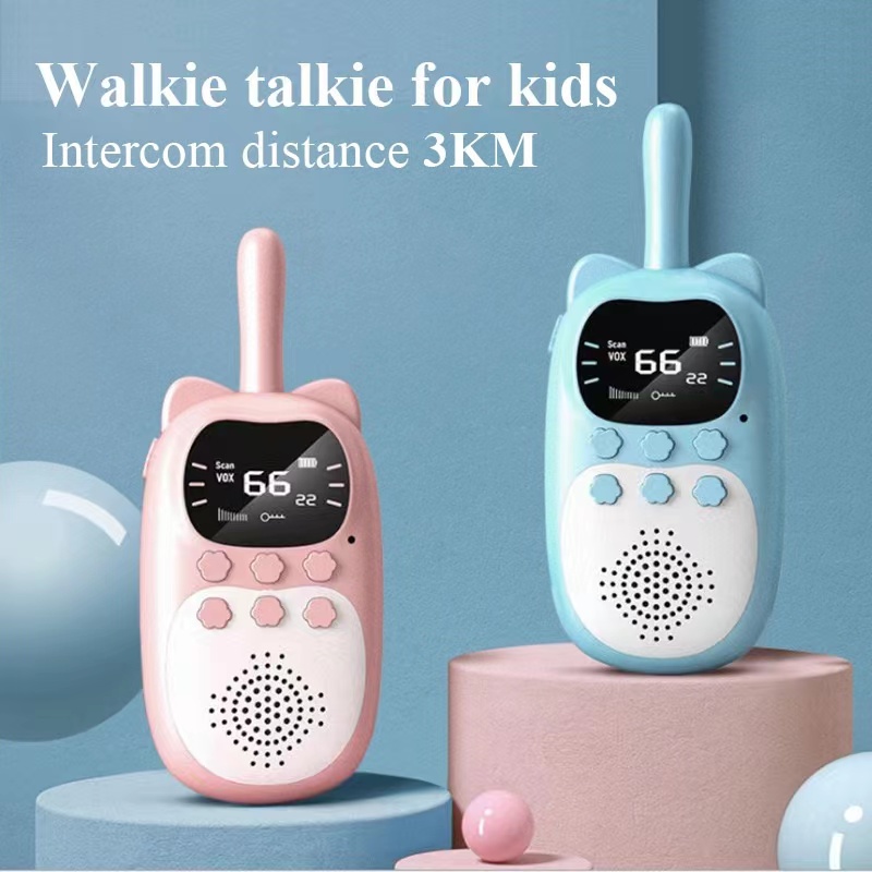 Electronics And Gadgets With A - 子供用トランシーバー 2個セット 電子玩具 子供用スパイガジェット ベビーラジオ電話 3km範囲