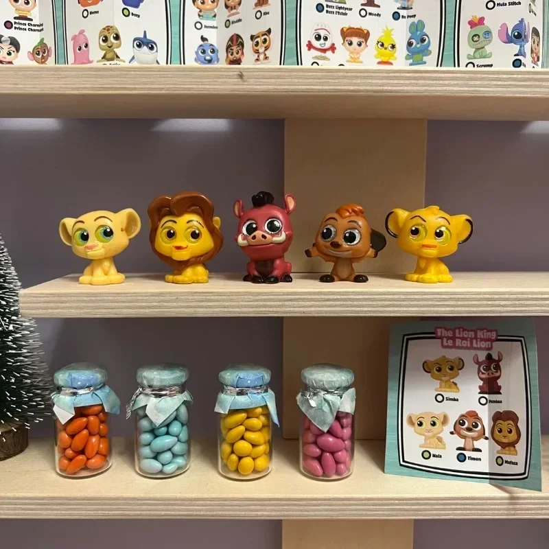 Elsa Gadget - 子供のためのディズニーの食器セット,美女と野獣の形をしたおもちゃ,ライオンキング,シンバ,アラジン,モアナ,アニメの置物,漫画のガラス,ギフト