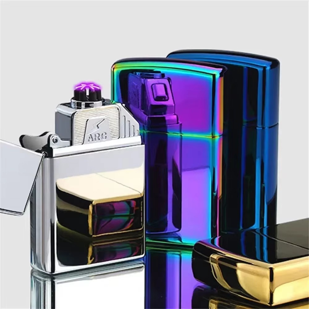 USB充電付き6アーク電子ライター,ウインドブレーカー,金属 - Electronics Gadgets To Gift のレビューと価格