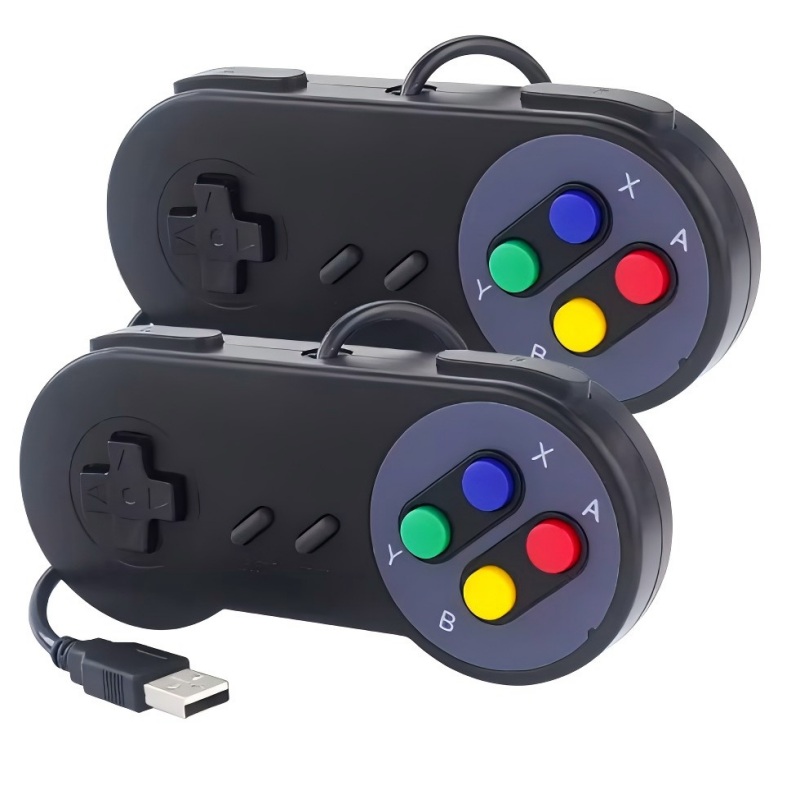 2 個の USB ゲームパッドレトロゲームジョイスティック有 - Retro Game Controller Usb のレビューと価格