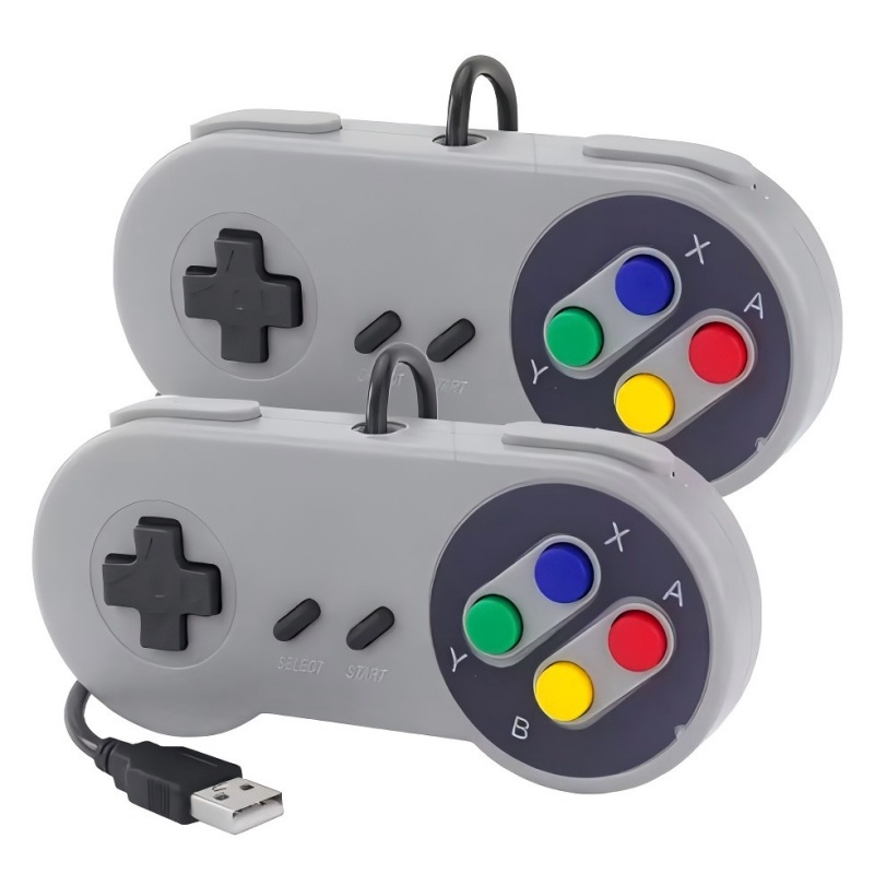 2 個の USB ゲームパッドレトロゲームジョイスティック有 - Retro Game Controller Usb のレビューと価格