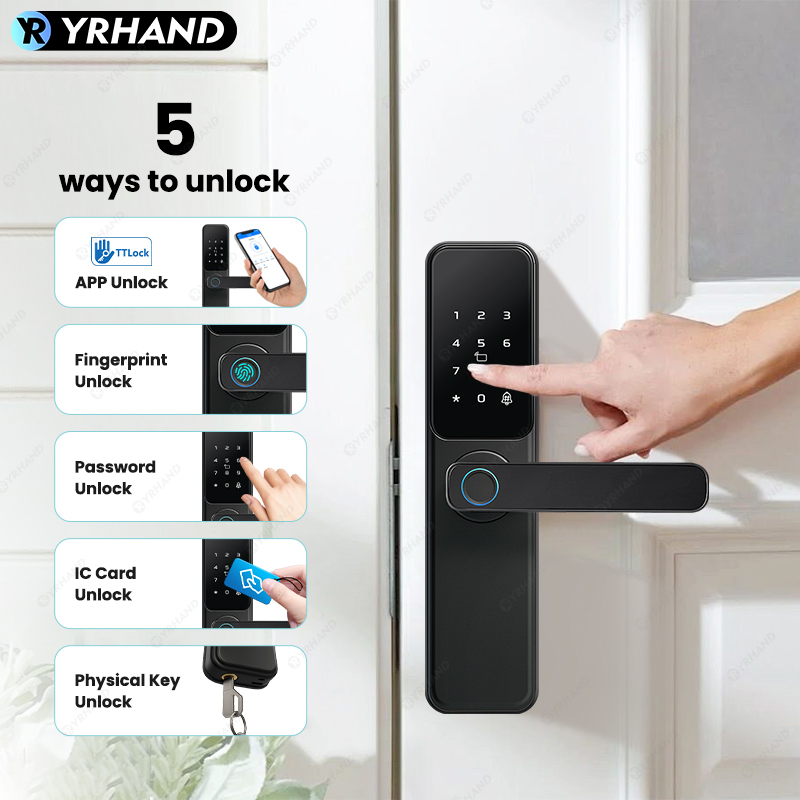 Bluetooth TTLockアプリ対応 指紋認証ロック  - Unique Electronics Gadgets のレビューと価格