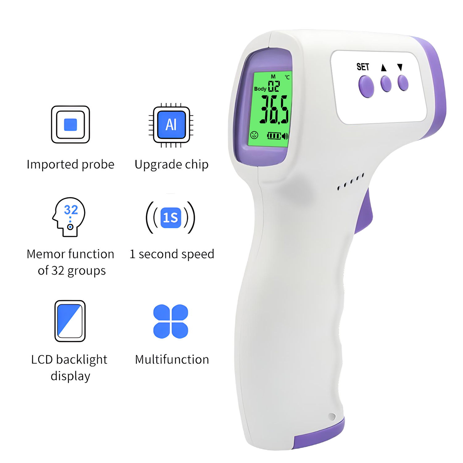 電子額温計 家庭用 大人 子供用 温度計 血中酸素濃度計 S - Unique Electronics Gadgets のレビューと価格