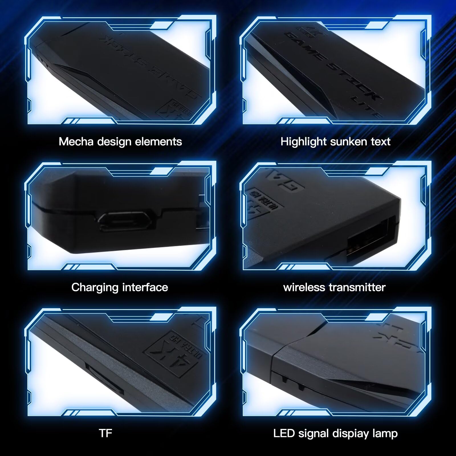 レトロビデオゲームコンソール 4K ゲームスティック TV  - Retro Game Controller Usb のレビューと価格
