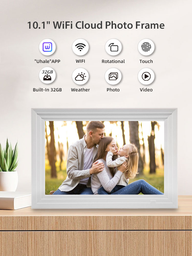 10.1 インチ WiFi デジタル フォト フレーム クラ - Digital Photo Frame Wifi のレビューと価格