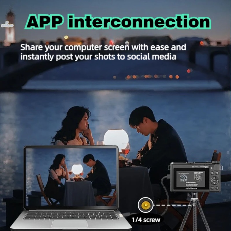 WD300 8Kデジタルカメラ 88MPビデオログカメラ、Y - Digital Photo Frame Wifi のレビューと価格