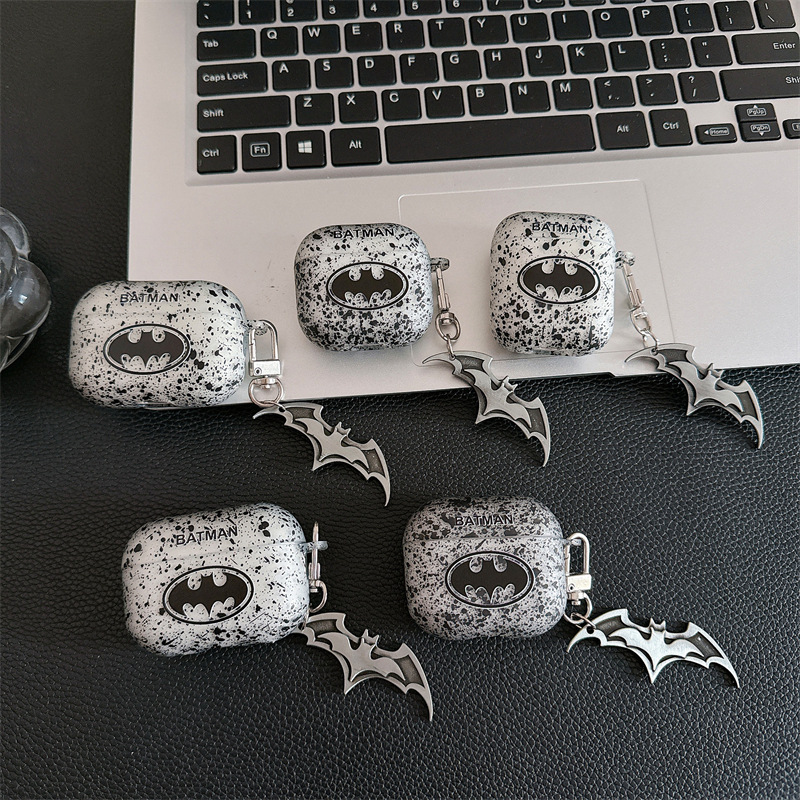 Airpods 4 ケース用、3D ブラックバットマンアニメ - Portable Wifi Hotspot のレビューと価格