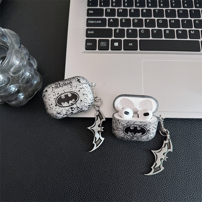 Airpods 4 ケース用、3D ブラックバットマンアニメ - Portable Wifi Hotspot のレビューと価格