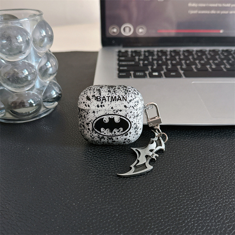 Airpods 4 ケース用、3D ブラックバットマンアニメ - Portable Wifi Hotspot のレビューと価格