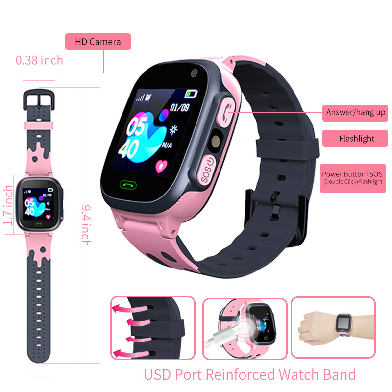 キッズスマートウォッチ 防水スマートウォッチ 子供用 男の子 - Smart Watch Kids のレビューと価格