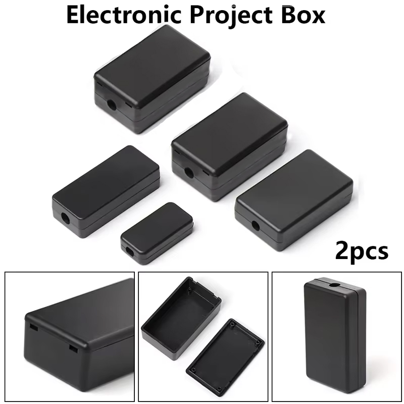 2 個のプラスチック防水ブラックボックス DIY ハウジング - Unique Electronics Gadgets のレビューと価格