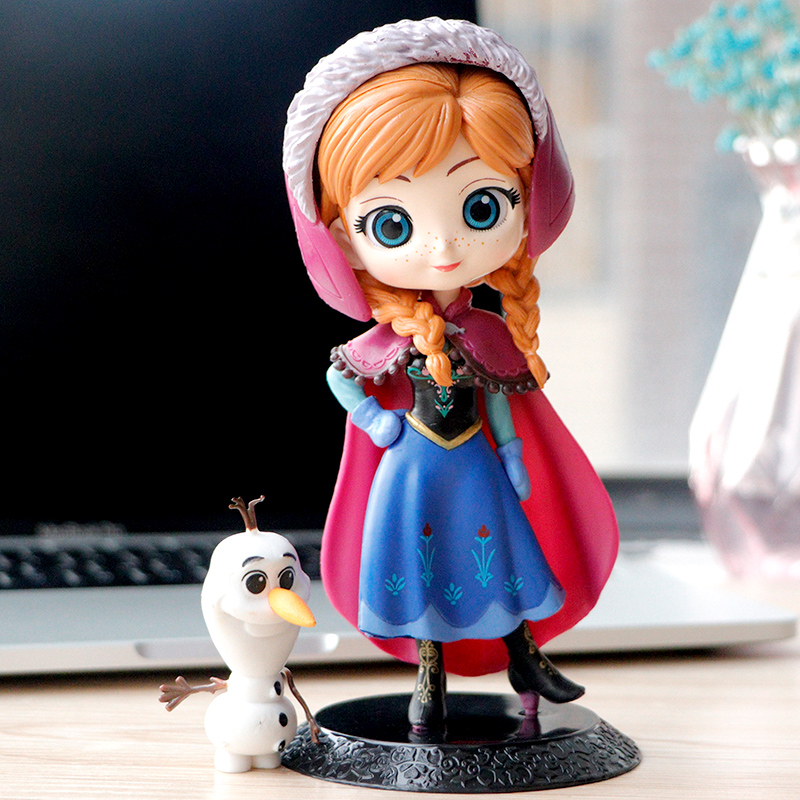 プリンセスQ エルサ アンナ フィギュア PVCモデル ドー - Elsa Gadget のレビューと価格