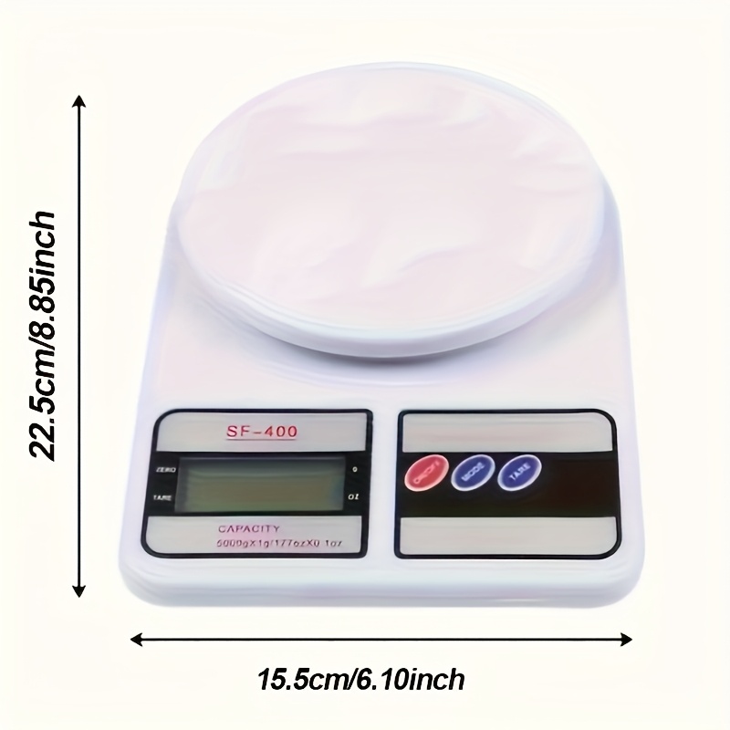1個入り 5kg/1g デジタルキッチンスケール、風袋機能付 - Unique Electronics Gadgets のレビューと価格