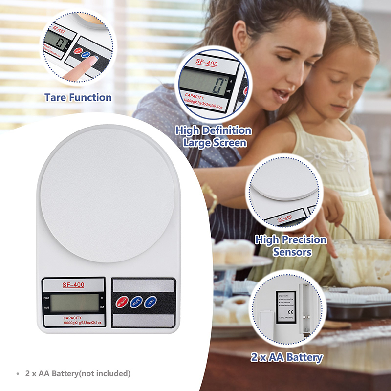 1個入り 5kg/1g デジタルキッチンスケール、風袋機能付 - Unique Electronics Gadgets のレビューと価格