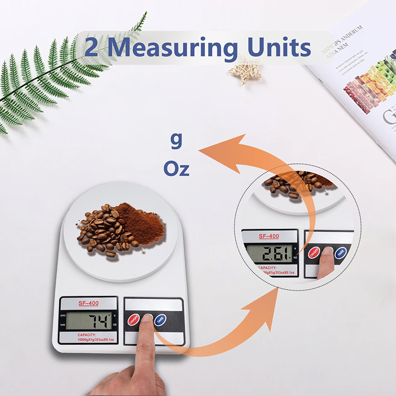 1個入り 5kg/1g デジタルキッチンスケール、風袋機能付 - Unique Electronics Gadgets のレビューと価格