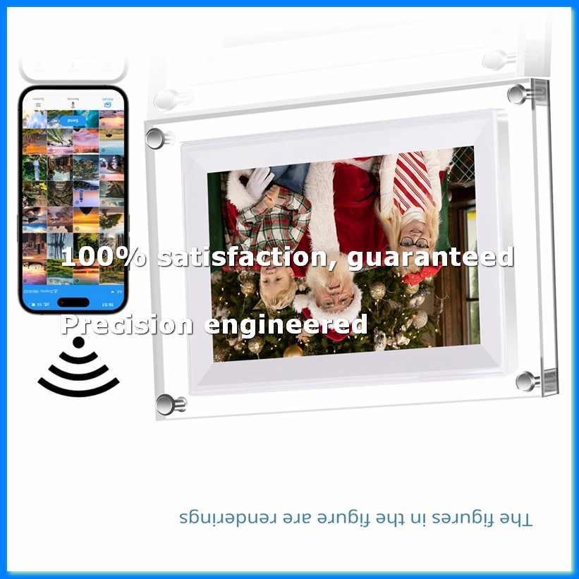 新しい 7 インチ透明アクリルデジタルフォトフレームビデオ画 - Digital Photo Frame Wifi のレビューと価格