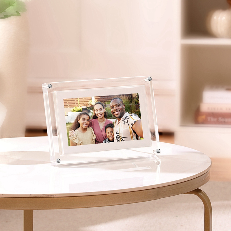 新しい 7 インチ透明アクリルデジタルフォトフレームビデオ画 - Digital Photo Frame Wifi のレビューと価格