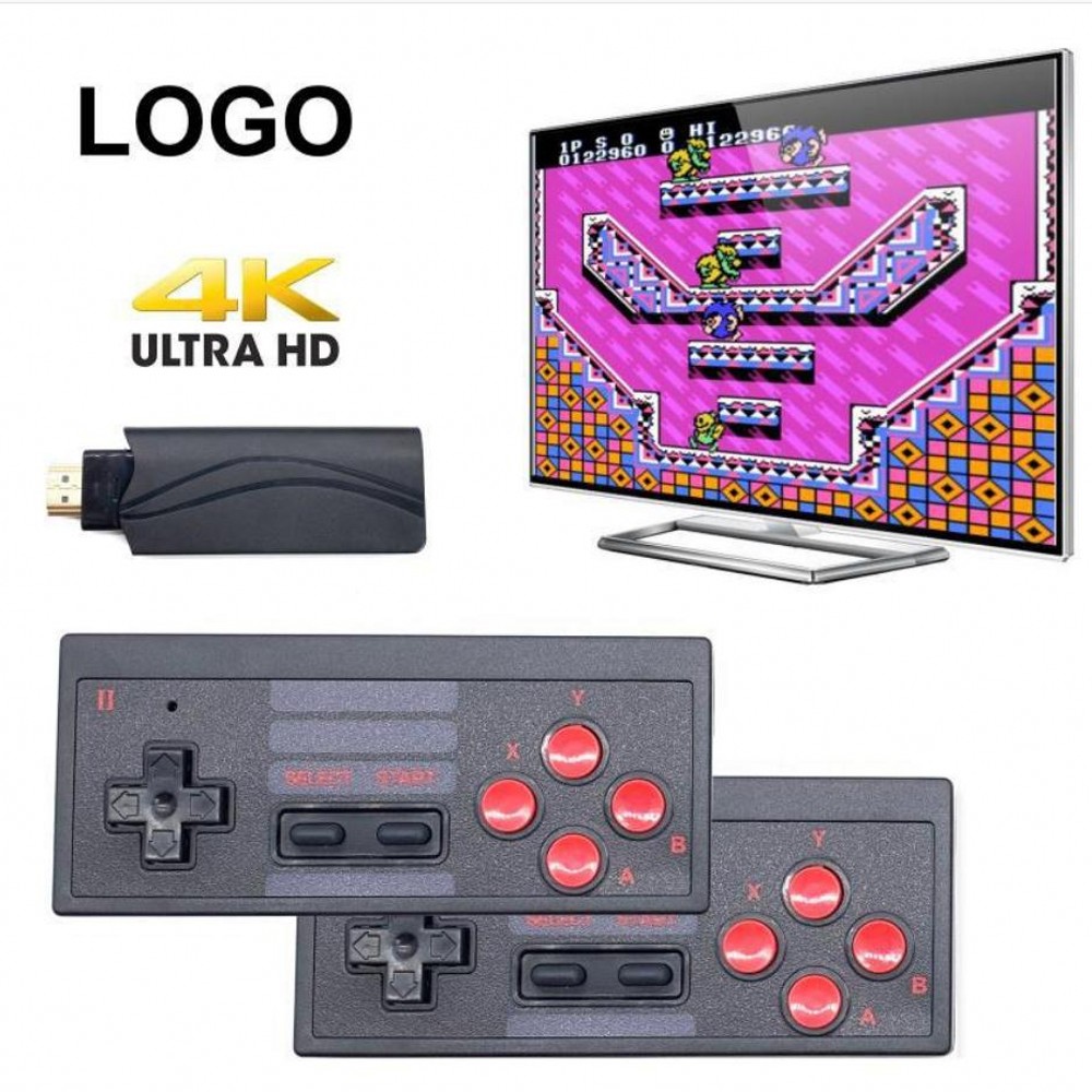 Y2p 4K USBワイヤレスコンソール,クラシックゲーム, - Retro Game Controller Usb のレビューと価格