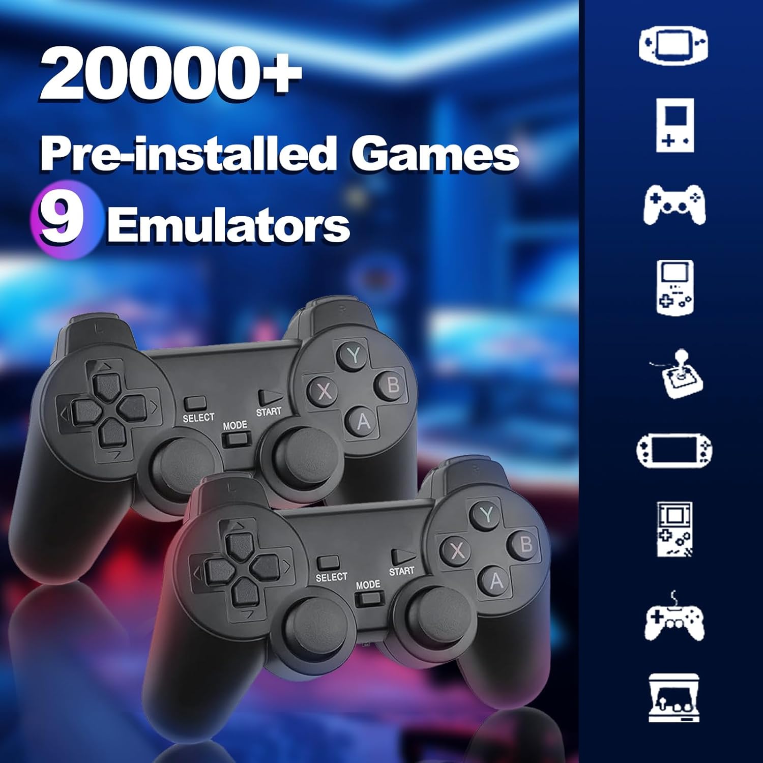 M8 レトロゲームスティック 20000+ ゲーム 9種類の - Retro Game Controller Usb のレビューと価格