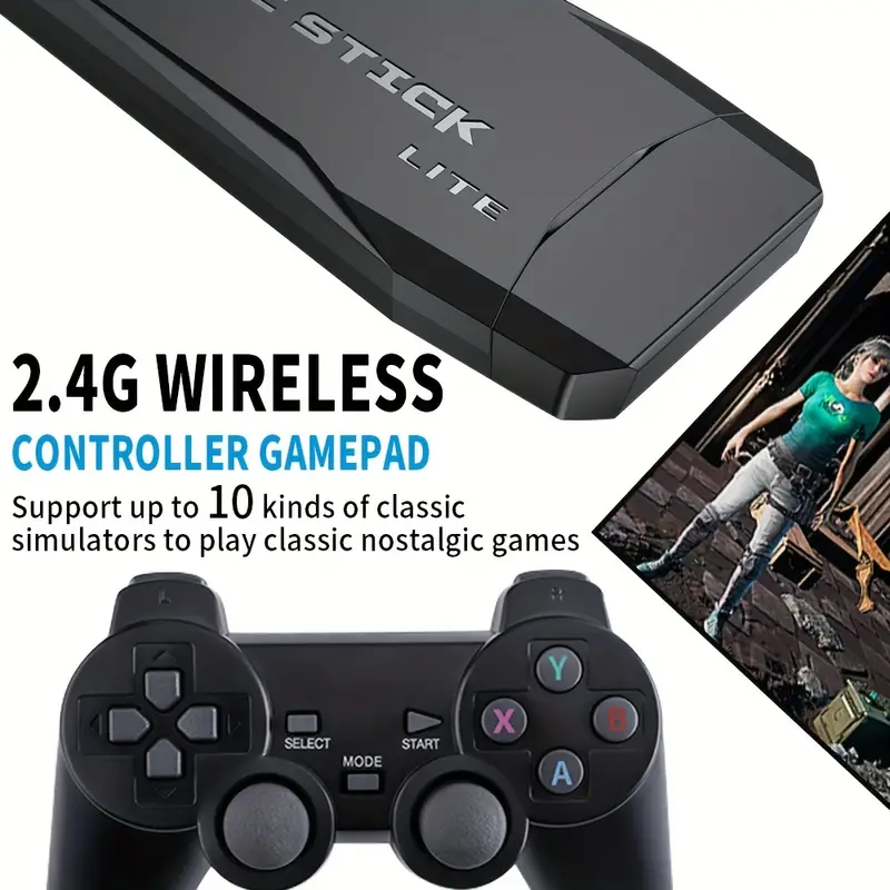 ホームビデオゲームコントローラーLite 4KビデオゲームM - Retro Game Controller Usb のレビューと価格